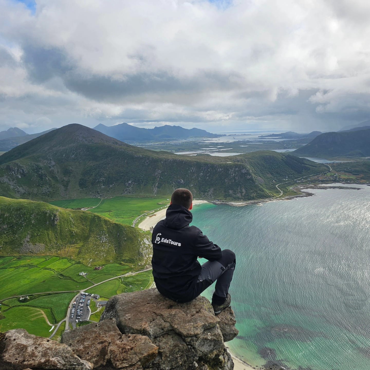 Hiking dream in the Norway Lofoten