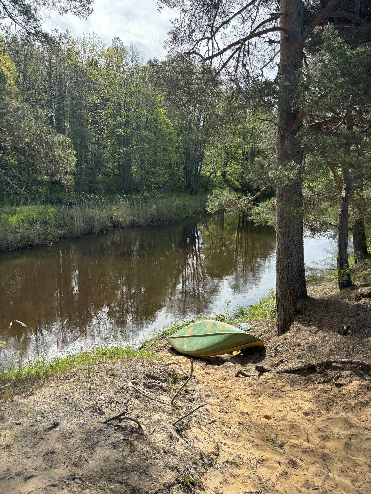 Latvija | plaukimas Irbės upe