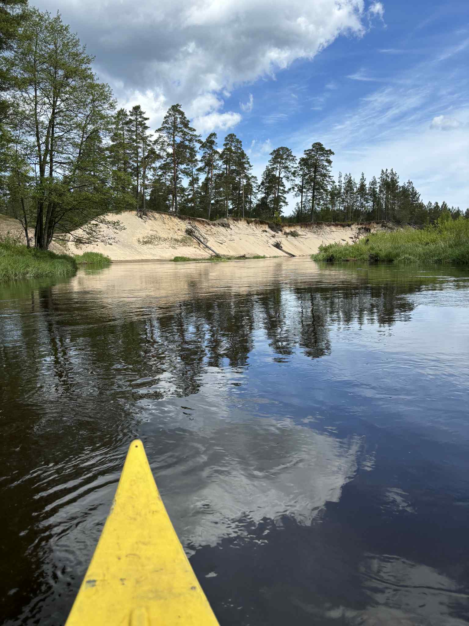 Latvija | plaukimas Irbės upe