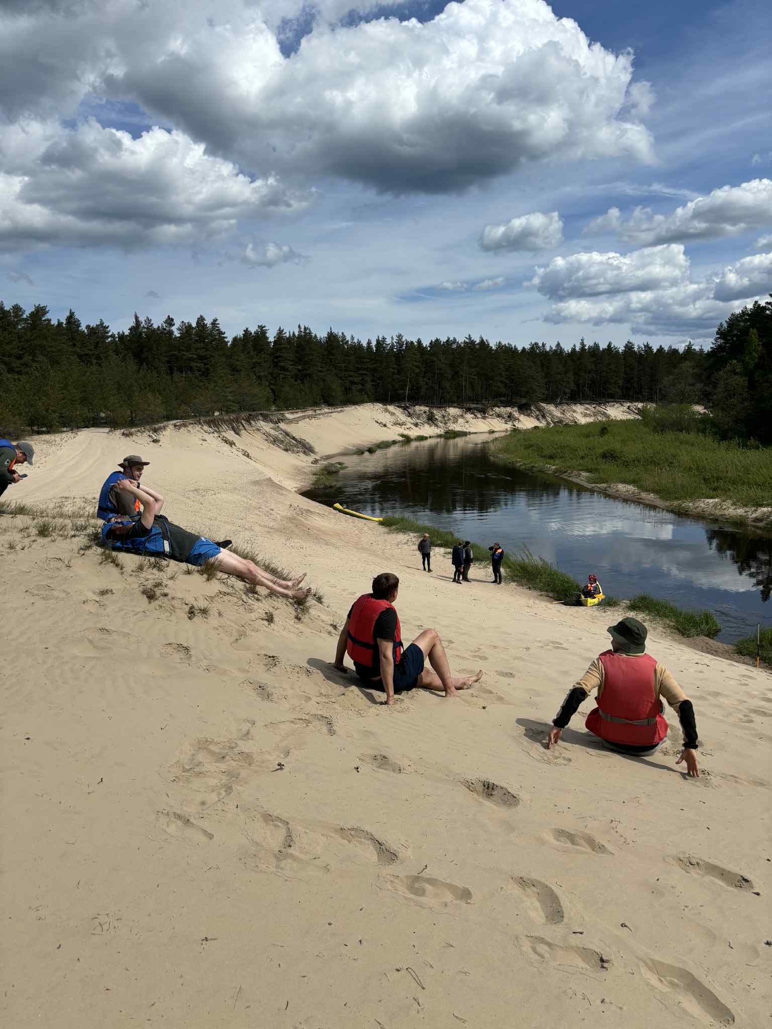 Latvija | plaukimas Irbės upe